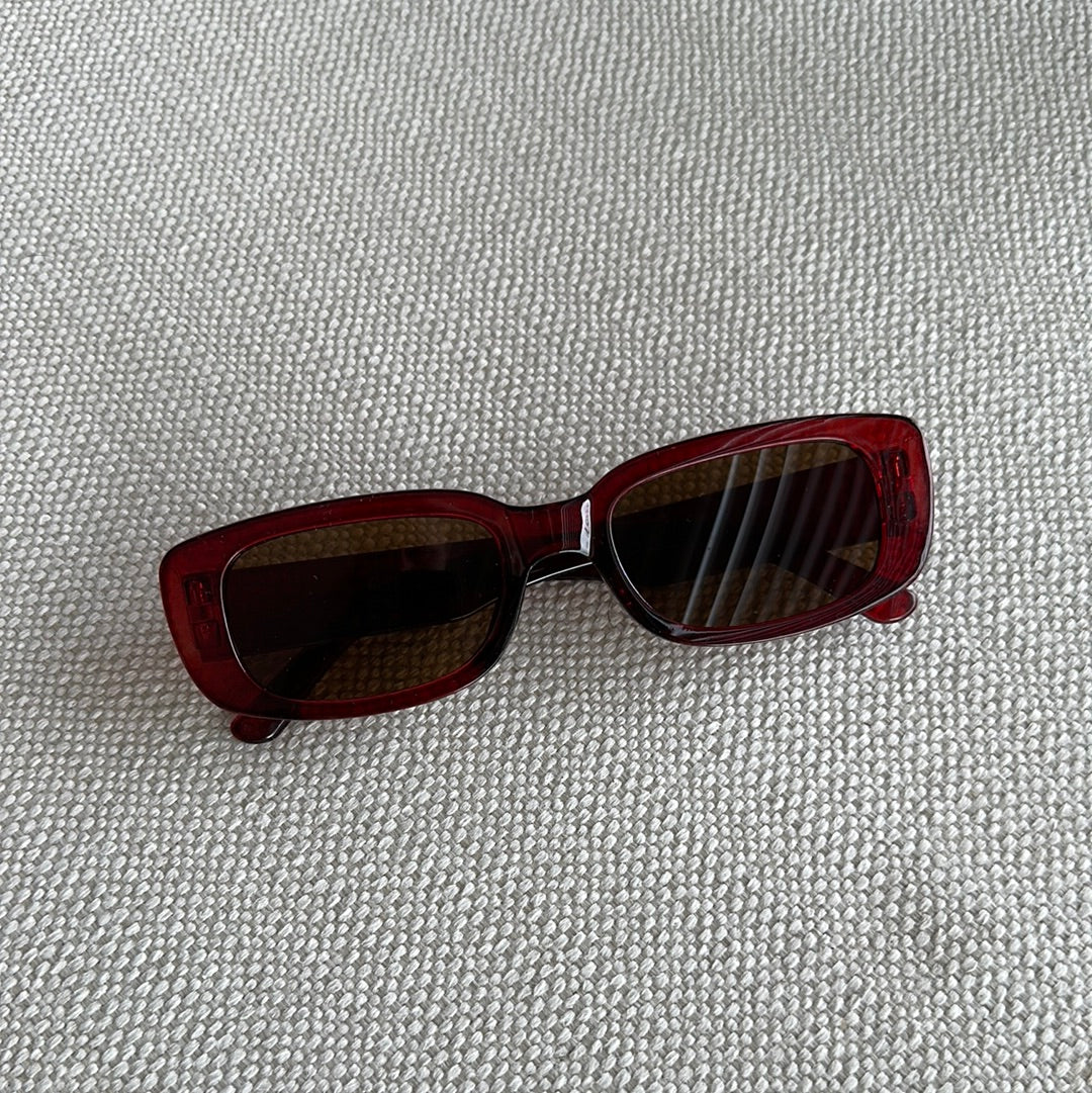 Weird Waves Eco-Sunglasses Burgundy