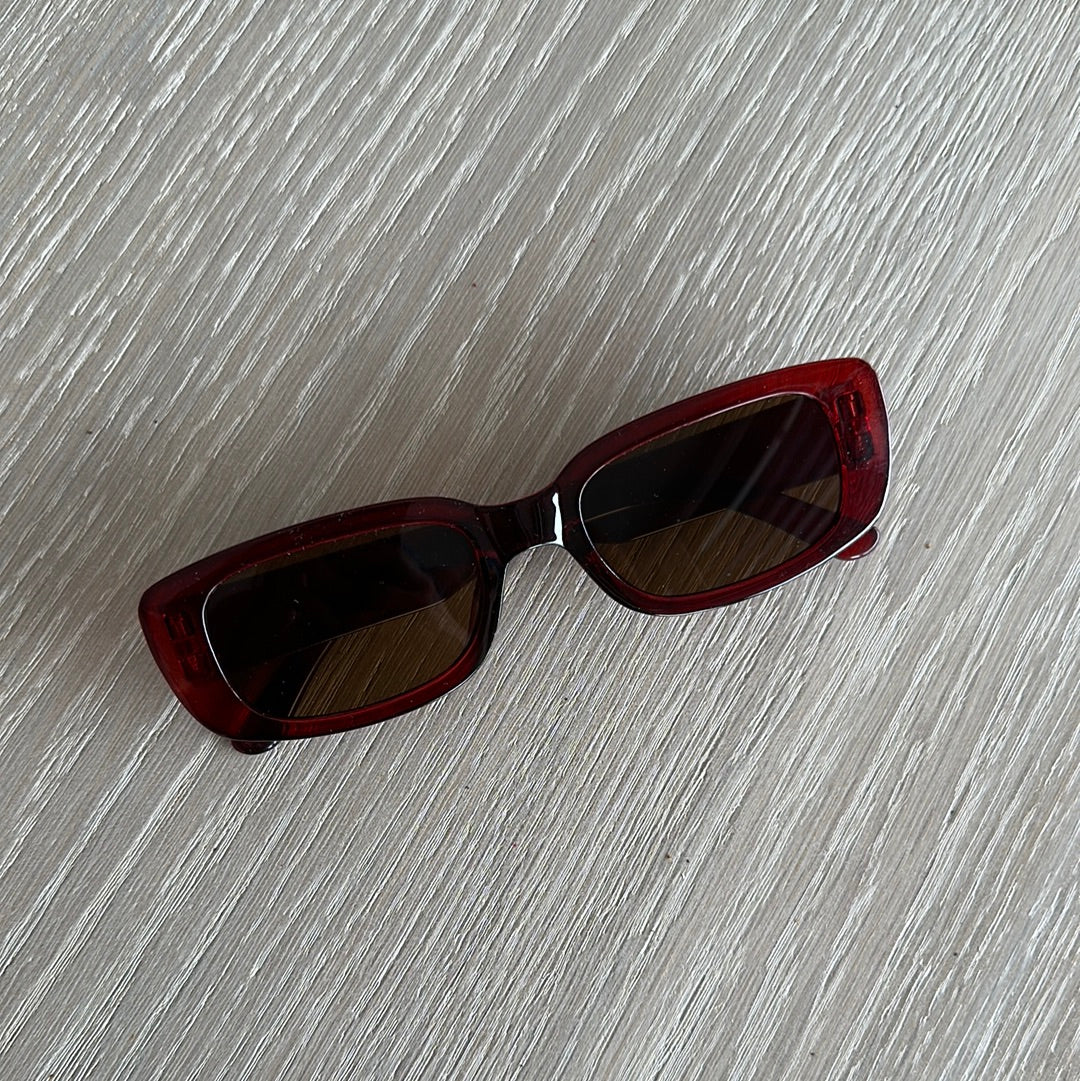 Weird Waves Eco-Sunglasses Burgundy