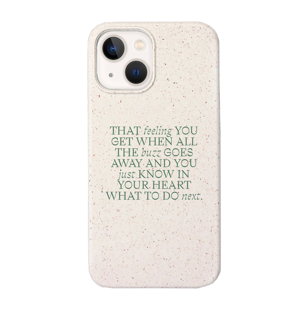 Eco-friendly iPhone Case "That Feeling"